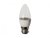 tp24 4W Clear BC/B22 LED Candle Light Bulb Very Warm White (25W Equivalent)