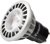 This is a 8.5 W GU10 bulb that produces a Warm White (830) light which can be used in domestic and commercial applications