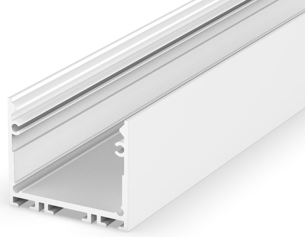 (31.4mm x 25mm) 1 Metre Deep Surface White LED Profile P22-3