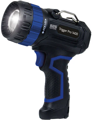 Photos - Floodlight / Street Light NightSearcher Trigger Pro 1400 Rechargeable Zoom Focus Spot to Flood Beam NSTRIGGER1400 