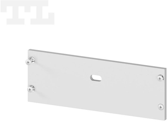 P27-2, P27-3, P27-7 Strip Aluminium White Architectural Profile End Cap Without Hole Flat-Top This is a Product image